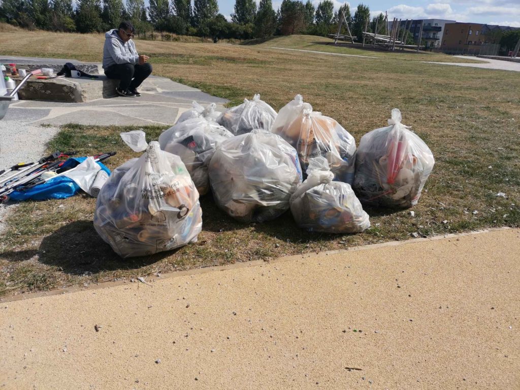 Cheney Row Park litter pick