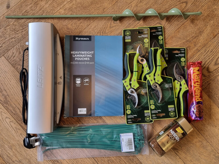 Tools and refreshments purchased with Community Ward Funding in spring 2026
